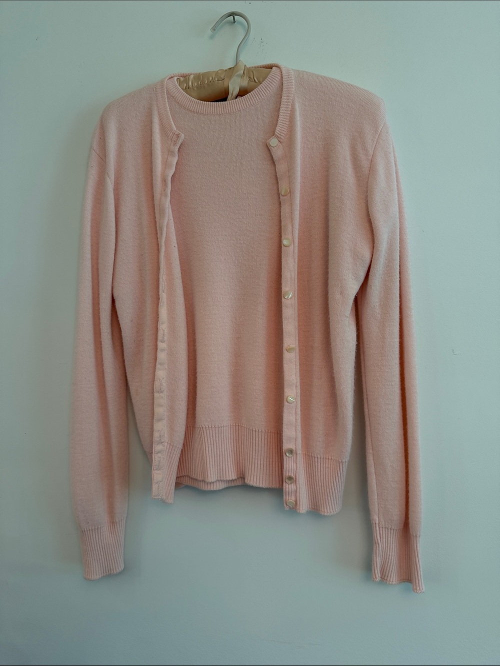 Blair Pink Women's Cardigan Sweater Set